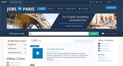 Desktop Screenshot of jobsinparis.fr